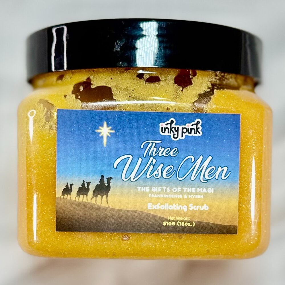 Inky Pink Products Three Wise Men Exfoliating Body Scrub - 510 g / 18 oz